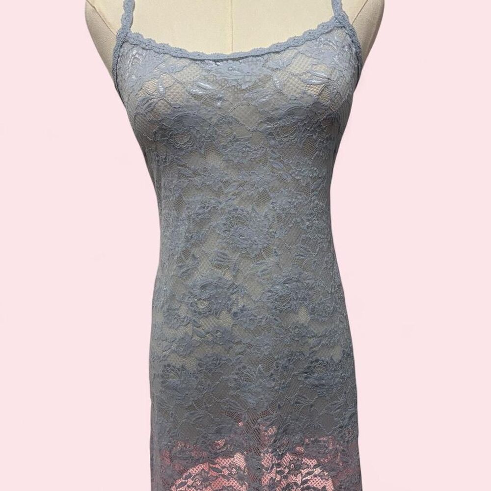 Cosabella Powder Blue Lace Chemise Slip